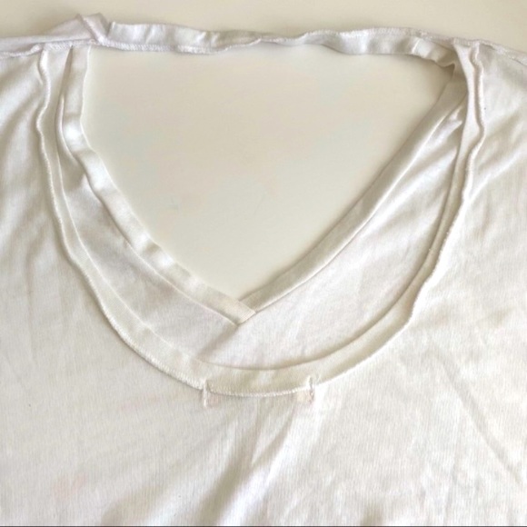 Free People All Mine Open Back Tee in Ivory NWT - Picture 5 of 12